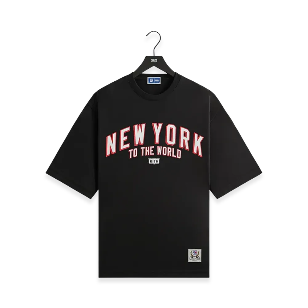 Kith x The New York Rangers New York Vintage Jones Tee "Black"