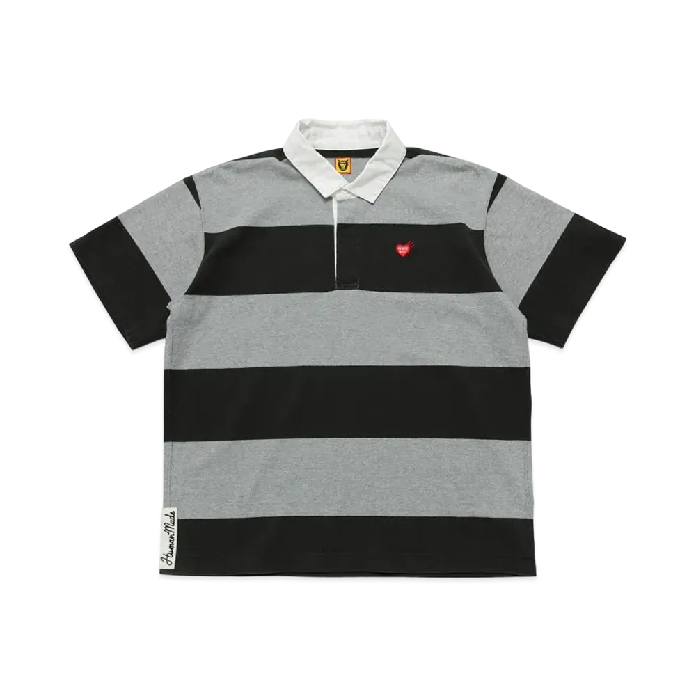 HUMAN MADE RUGBY S/S SHIRT "Black"