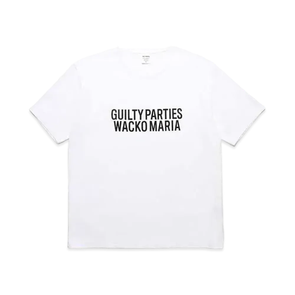 WACKO MARIA Washed Heavy Weight T-Shirt "White"