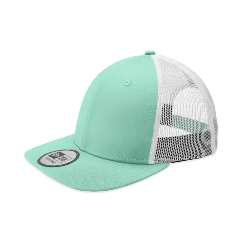NEW ERA NE207 Snapback Low Profile Trucker Cap "Mint White"