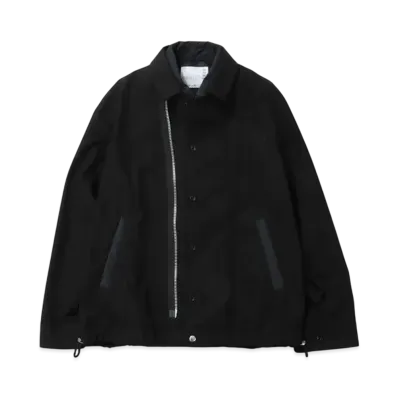 sacai Cotton Twill Jacket "Black"