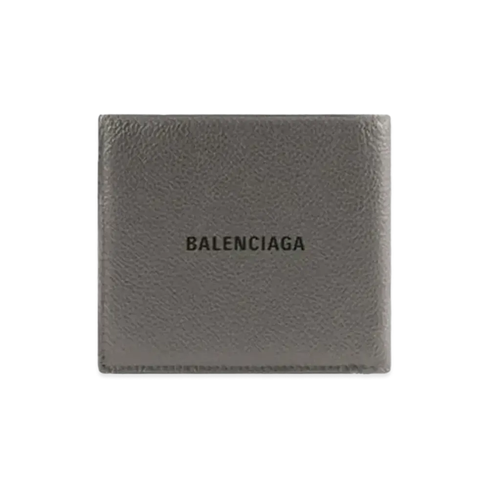 BALENCIAGA Men's Cash Square Folded Wallet "Graphite/Black"