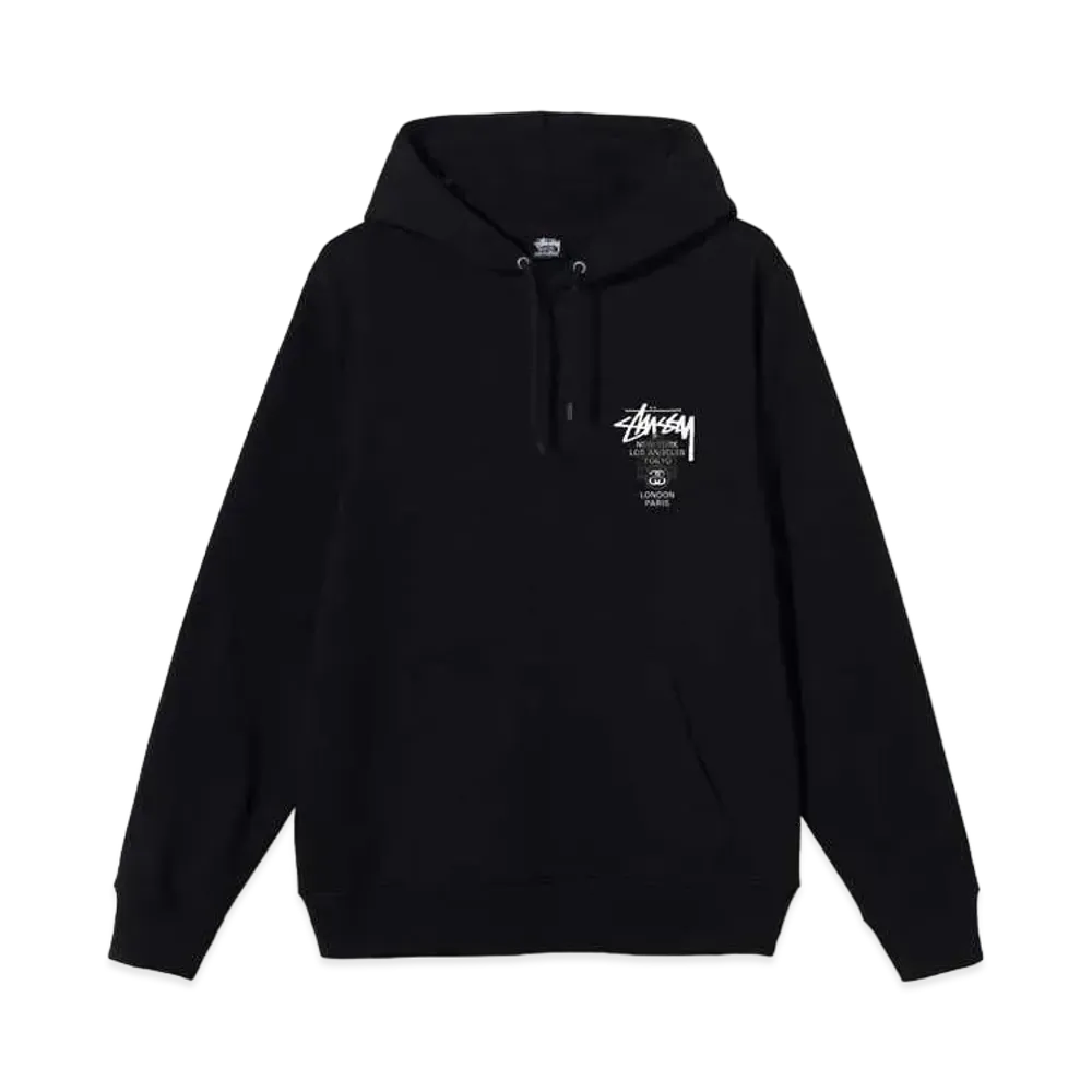 Stussy DSM WORLD TOUR HOOD "Black"