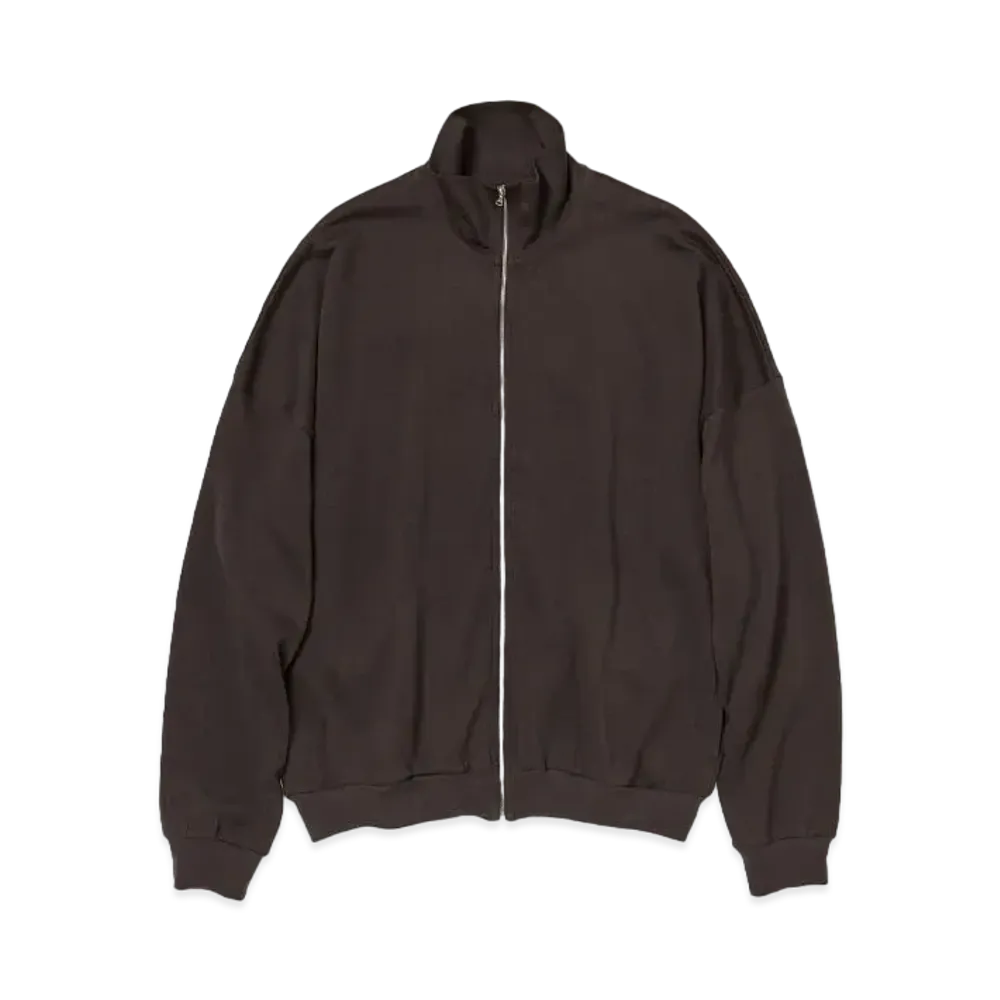 AURALEE Super High Gauge Sweat Zip Blouson "Dark Brown"