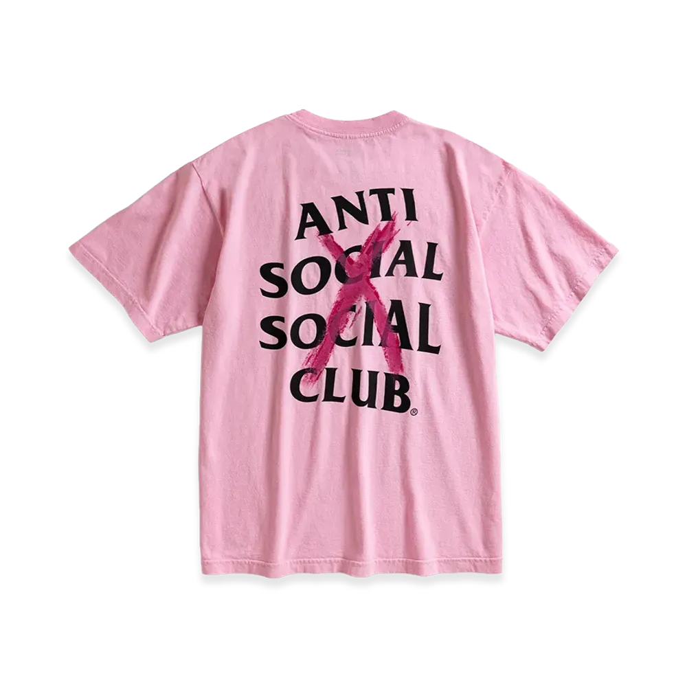 ANTI SOCIAL SOCIAL CLUB Cancelled Paint Tee "Pink"