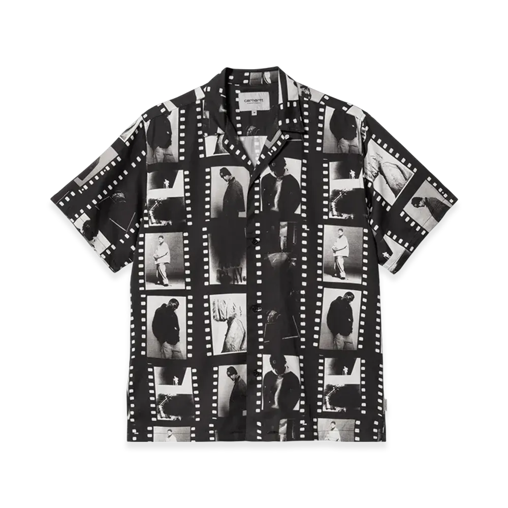 Carhartt WIP S/S Photo Strip Shirt "Photo Strip Aop Black/White"