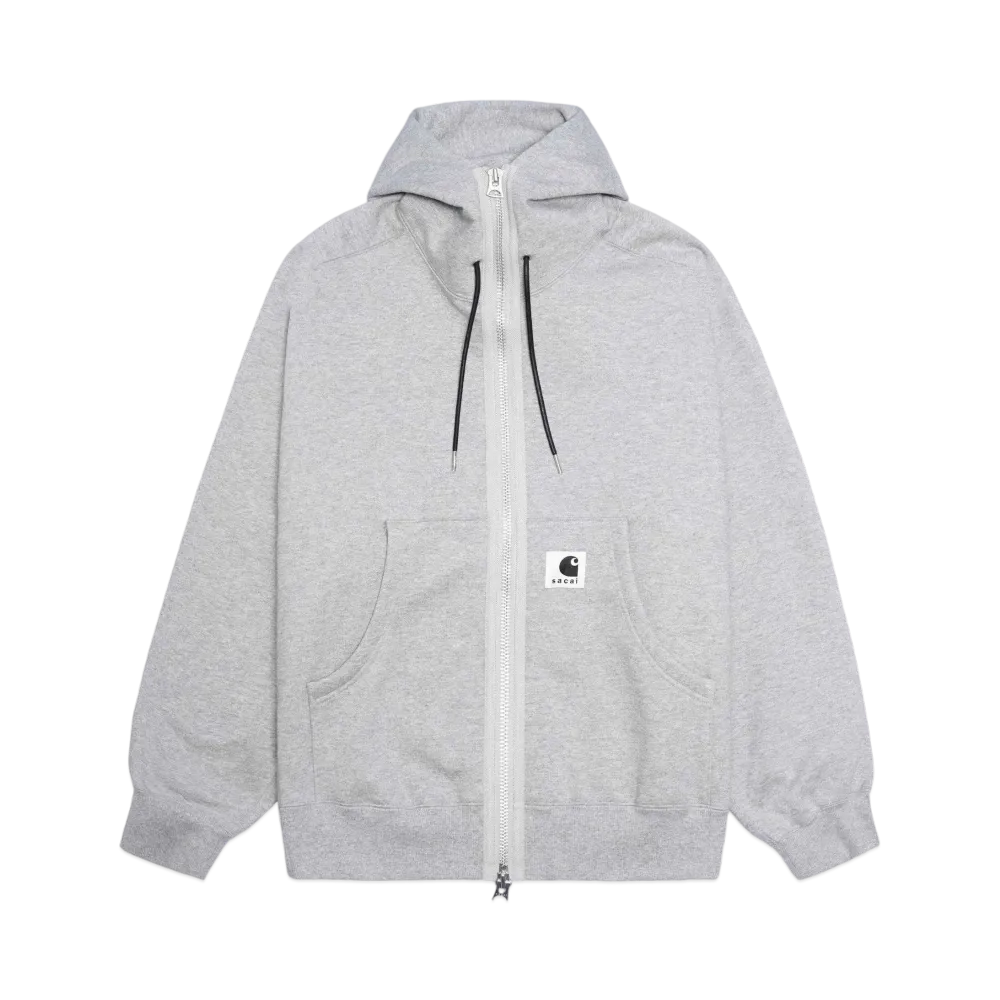 Carhartt WIP x sacai Hoodie "Light Gray"