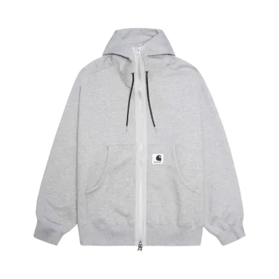 Carhartt WIP x sacai Hoodie "Light Gray"