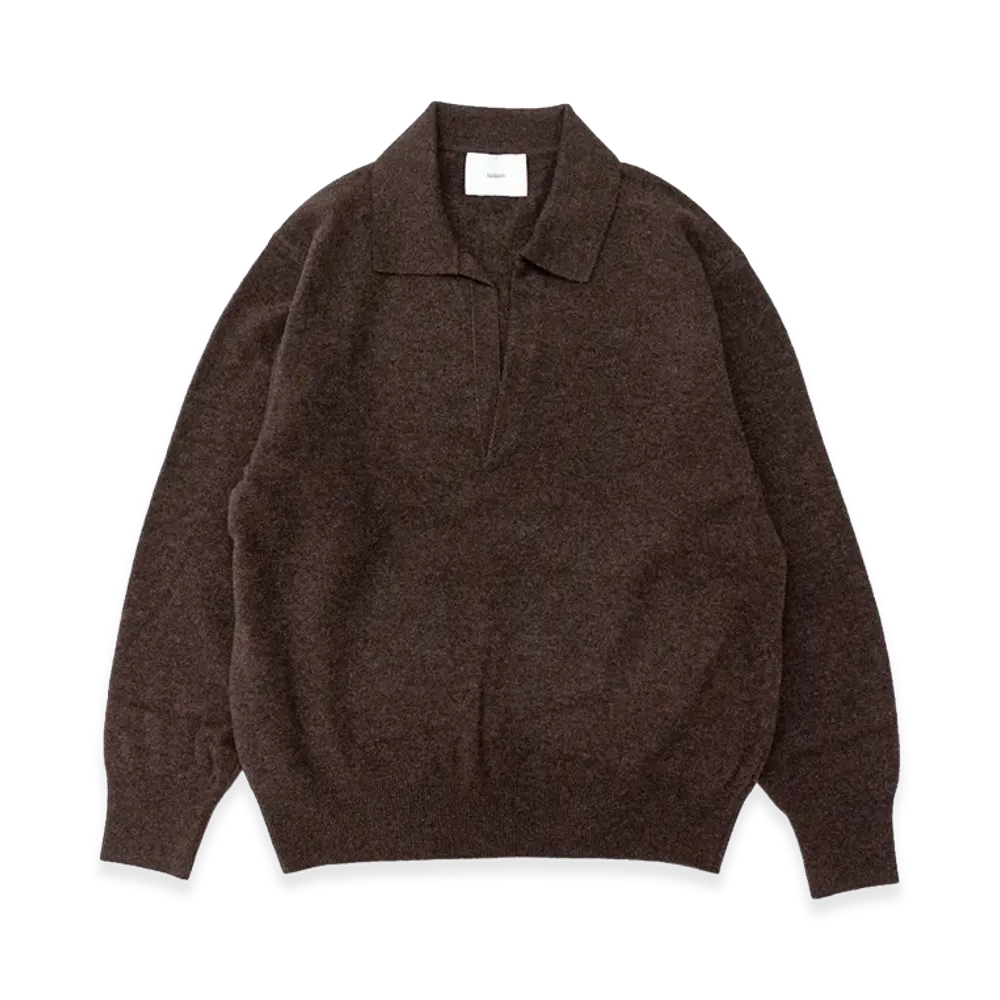 ssstein Extra Fine Wool Knit Skipper "Mocha"