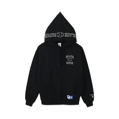 BlackEyePatch x Champion Hooded Sweat Shrit "Black"
