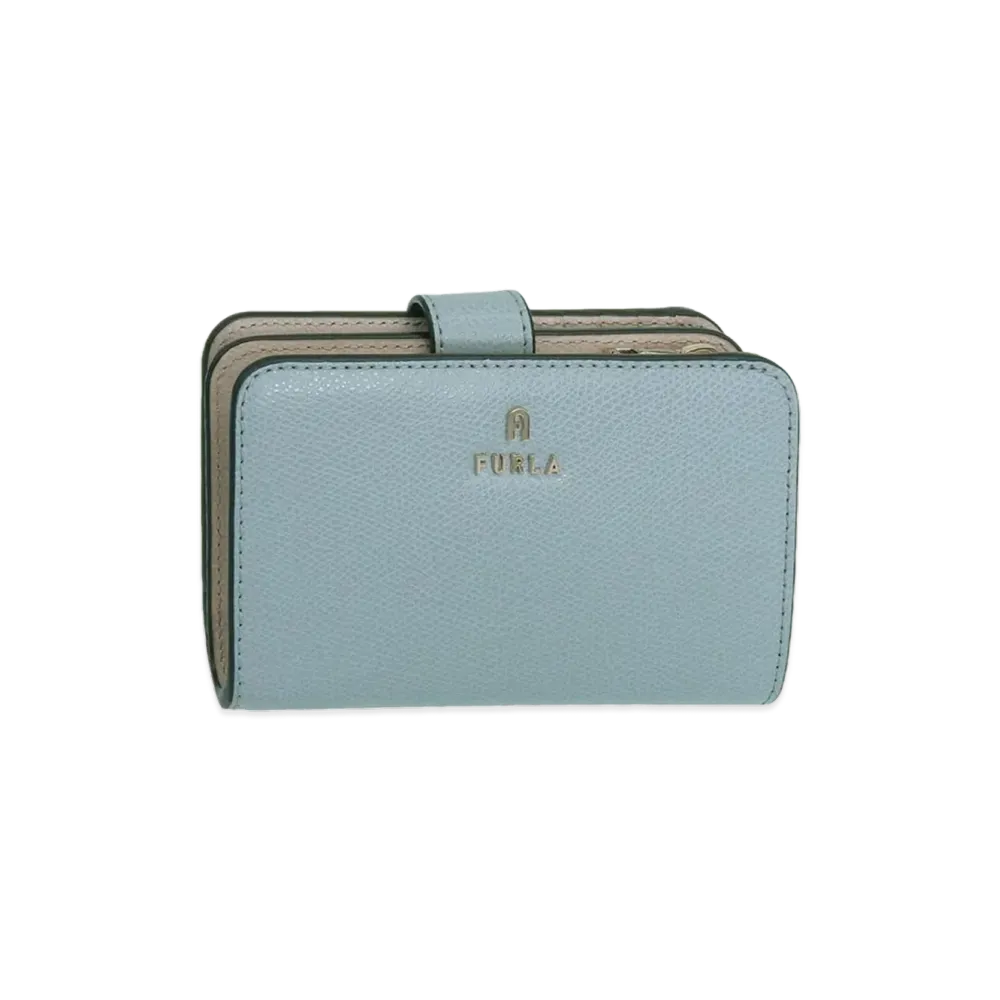 FURLA Camelia M Compact Wallet "Blue"