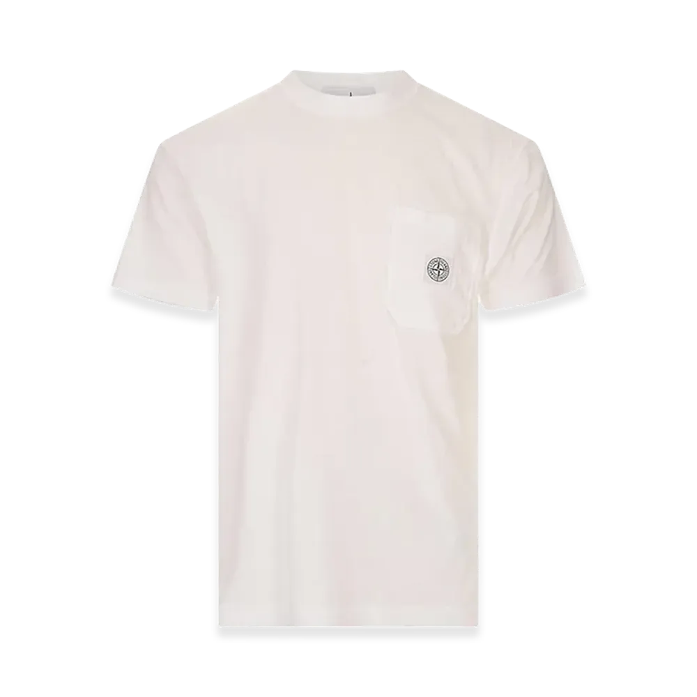 Stone Island Compass Patch T-Shirt "White"