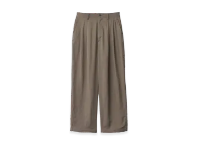 ssstein Cupro Fibril Wide Easy Trousers "Khaki"