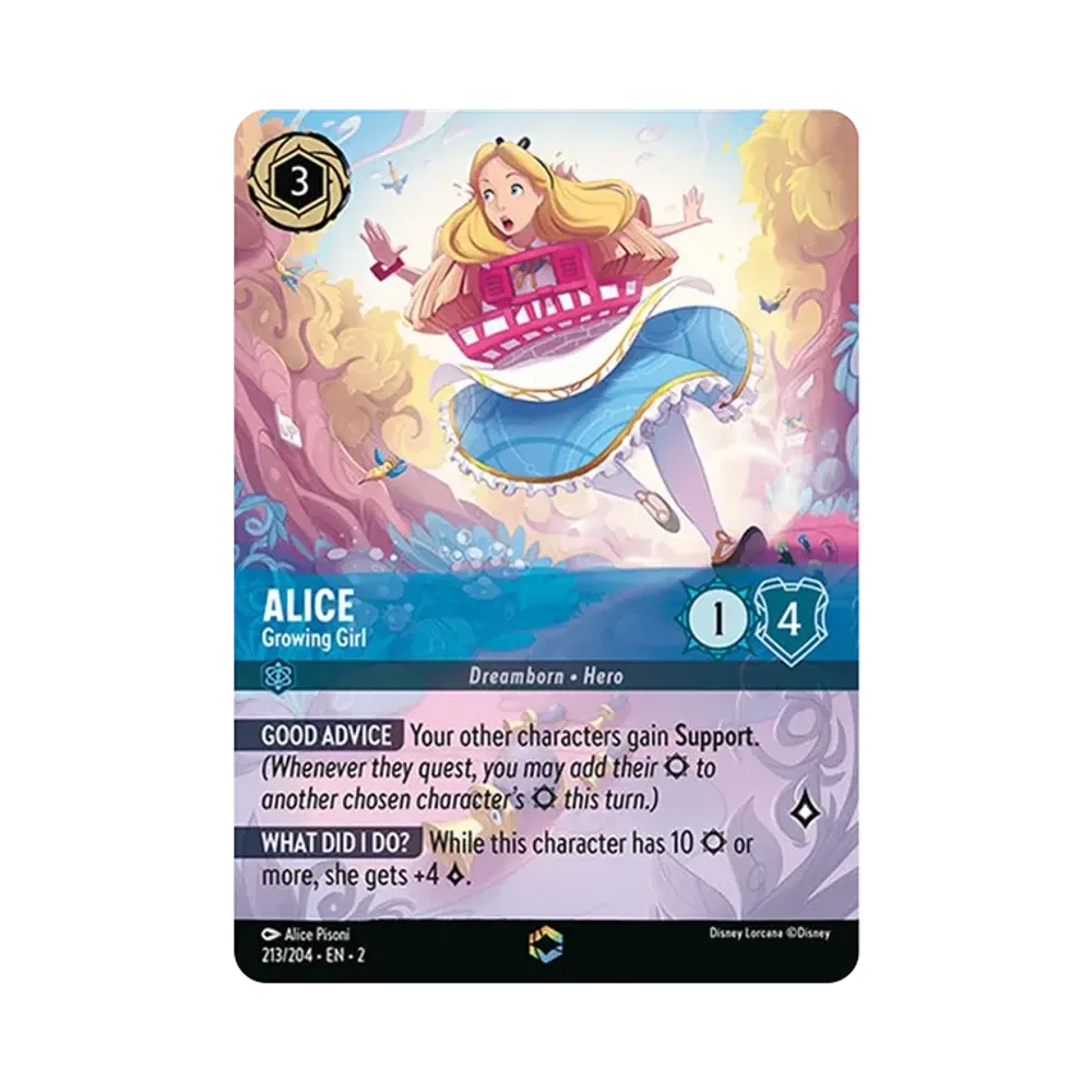 アリス − グローウィング ガール(Alternate Art) E [213/204 EN-2](ライズ オブ ザ フラッドボーン)【英語版】