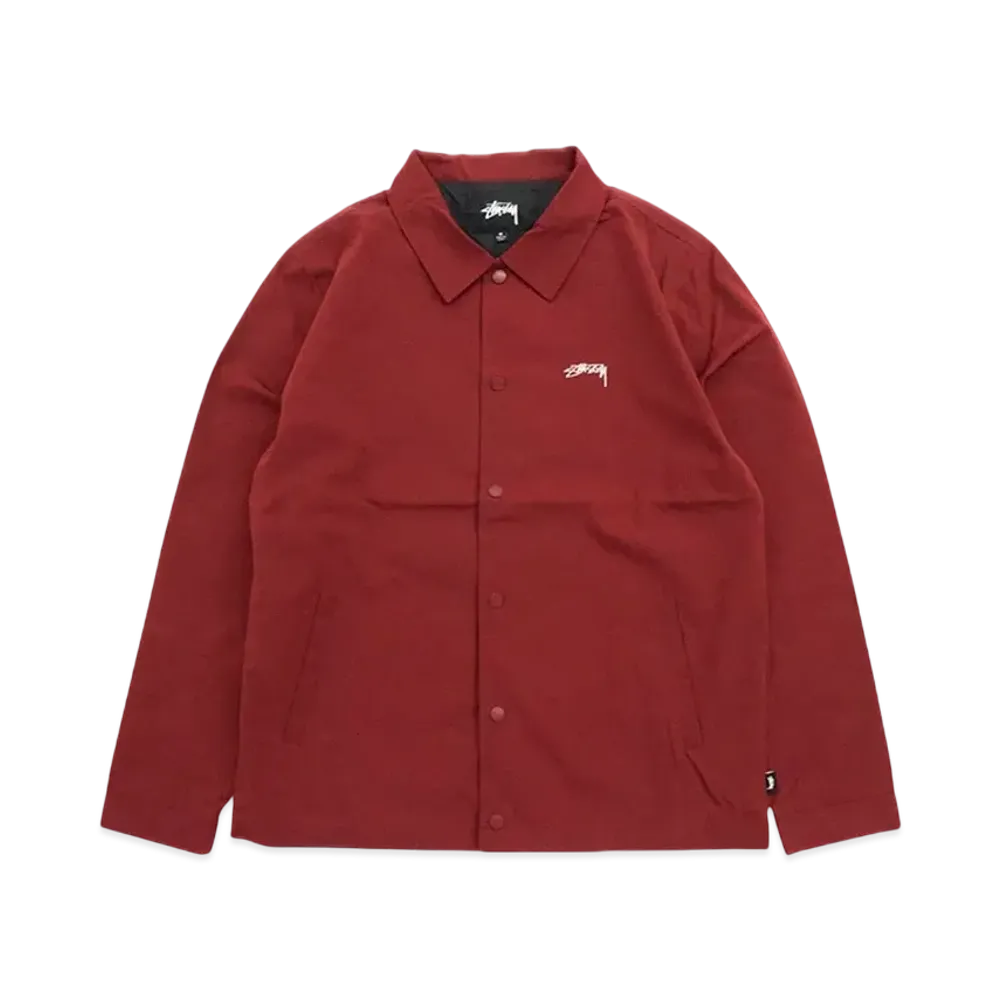 Stussy Classic Coach Jacket "Burgundy"