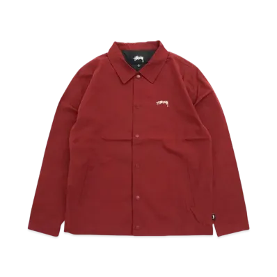 Stussy Classic Coach Jacket "Burgundy"