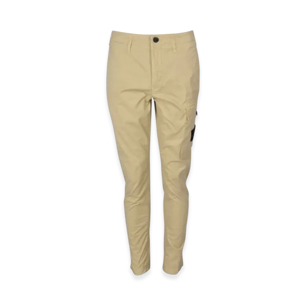 Stone Island 324WA Cotton Cargo Pants - 22SS "Beige"