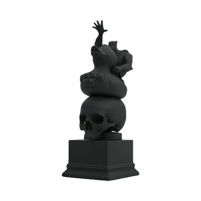 SIVELIA SKULL ON "DUCK RIDER"