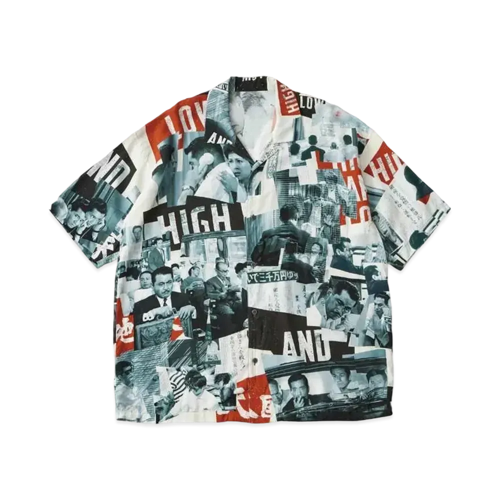 PORTER CLASSIC x Heaven and Hell Aloha Shirt "Off White"