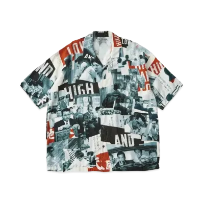 PORTER CLASSIC x Heaven and Hell Aloha Shirt "Off White"