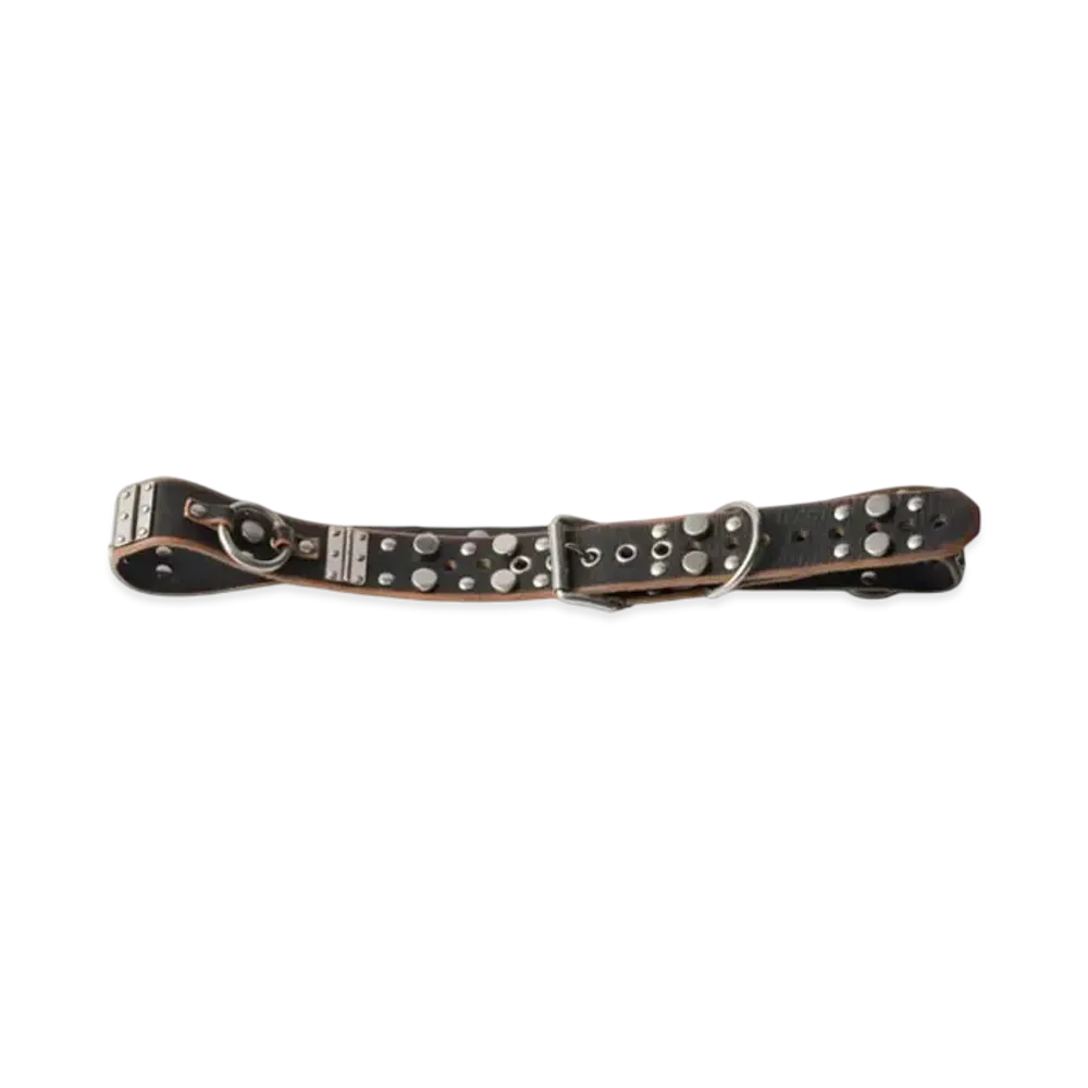 PRADA Studded Leather Belt "Black"