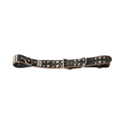 PRADA Studded Leather Belt "Black"