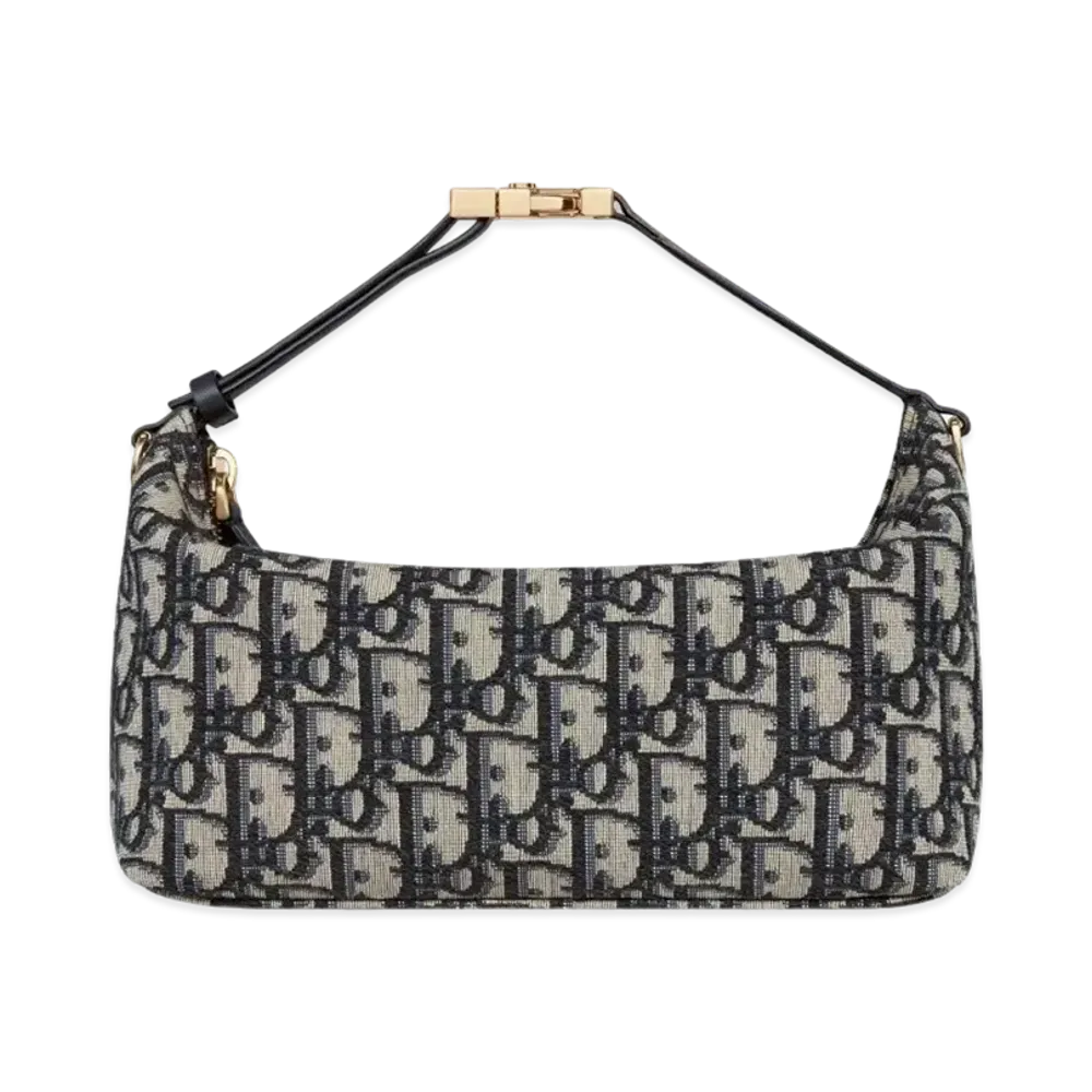 Dior Medium Travel Nomad Pouch Dior Oblique Jacquard "Blue"