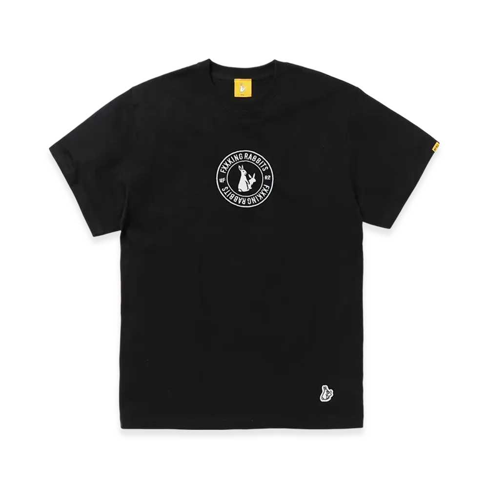 FR2 Embroidery Circle Logo T-shirt "Black"
