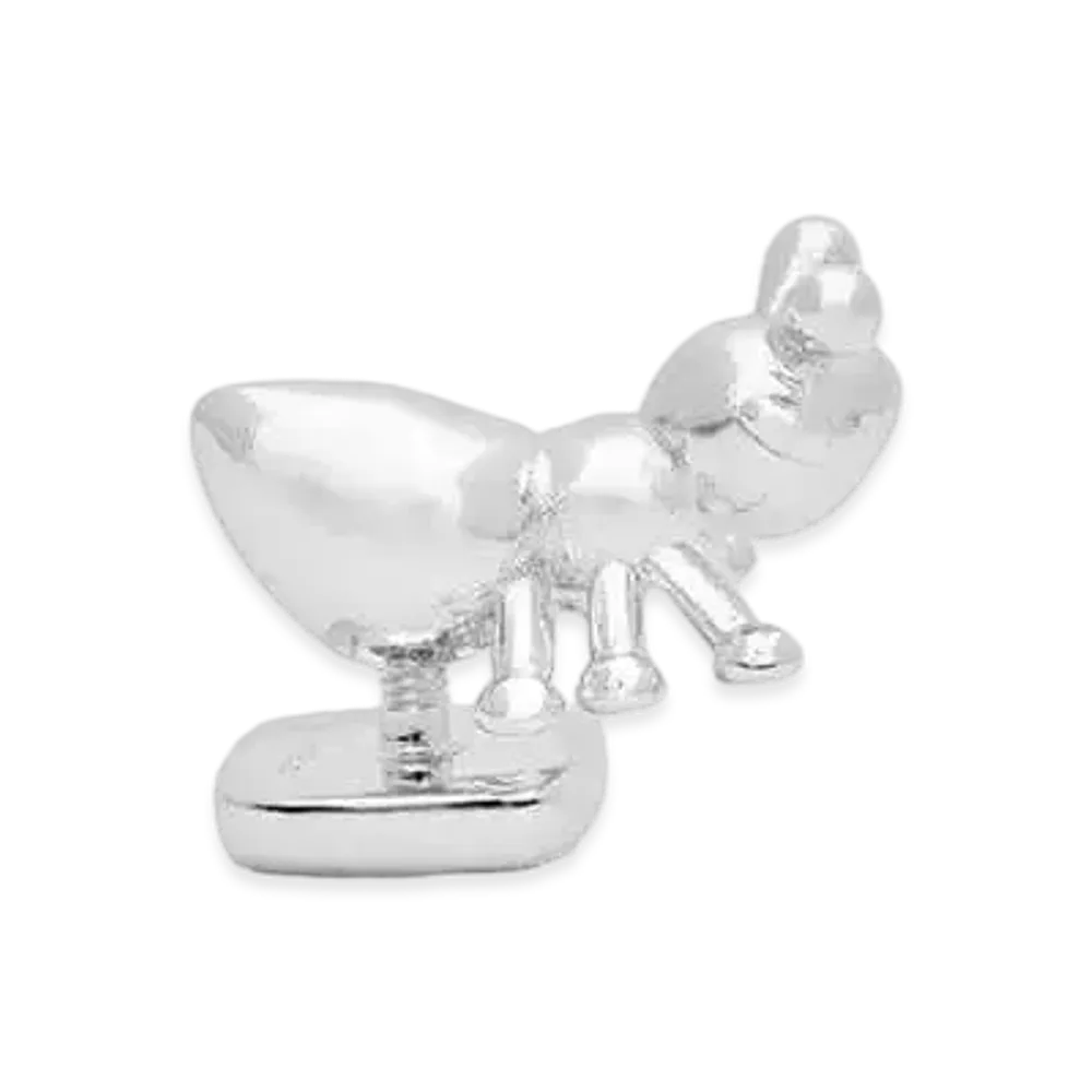 LOEWE Ant Pin In Brass "Palladium"