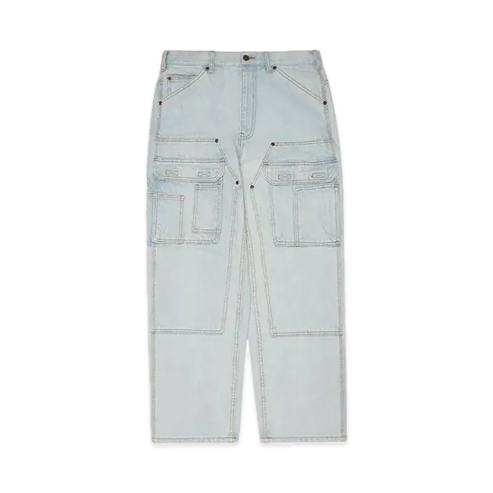 Supreme Double Knee Denim Utility Pant "Washed Blue"