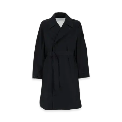 Stone Island Trench Con Cintura "Black"