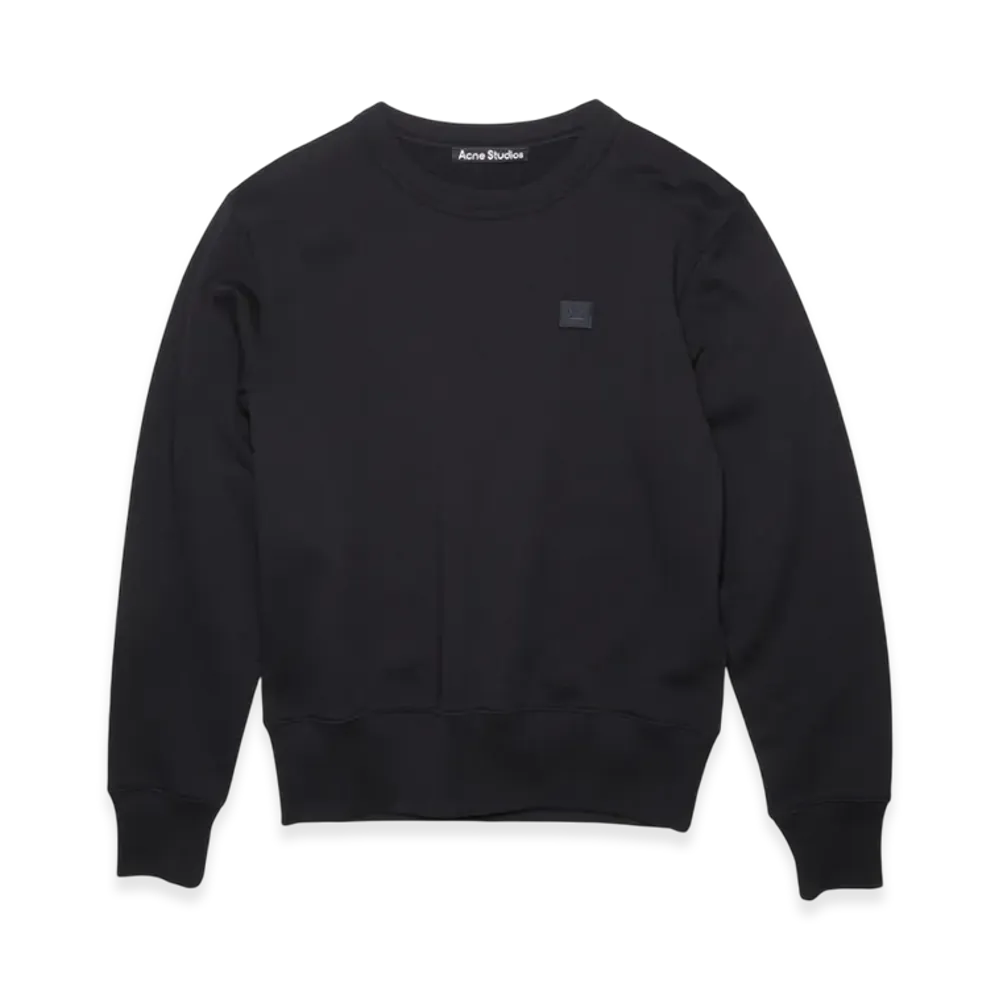Acne Studios Fairah Face Crewneck Sweatshirt "Black"