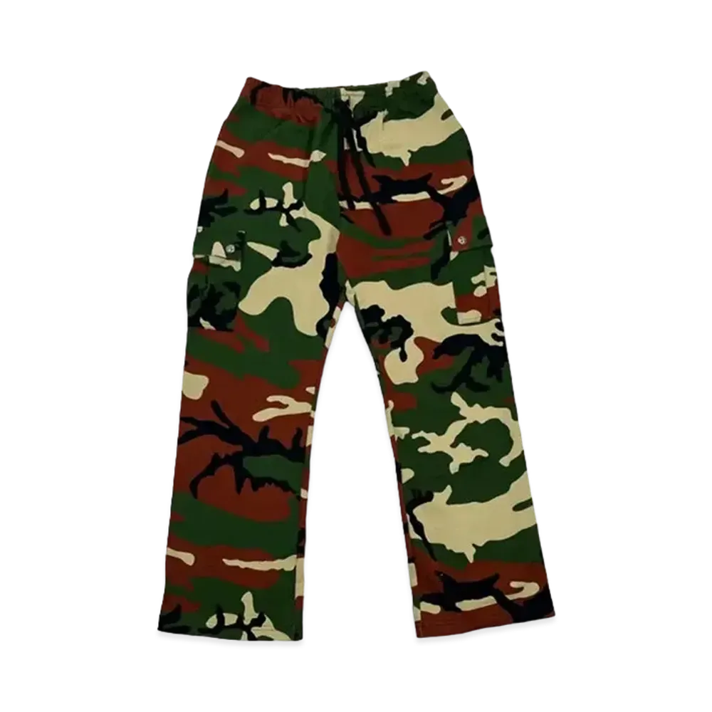 Chrome Hearts Matty Boy PPO Caution Sweat Cargo Long Pants "Camo"