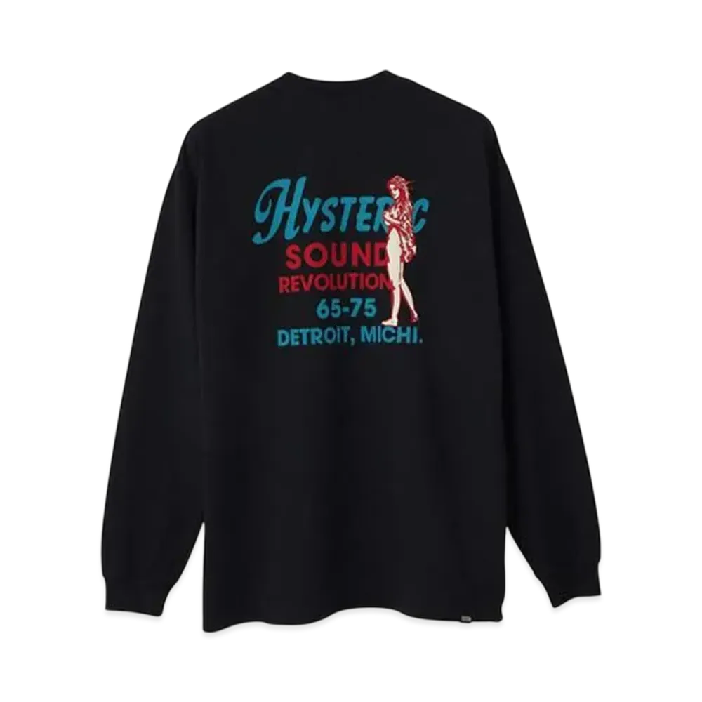 HYSTERIC GLAMOUR Sound Revolution T-Shirt "Black"