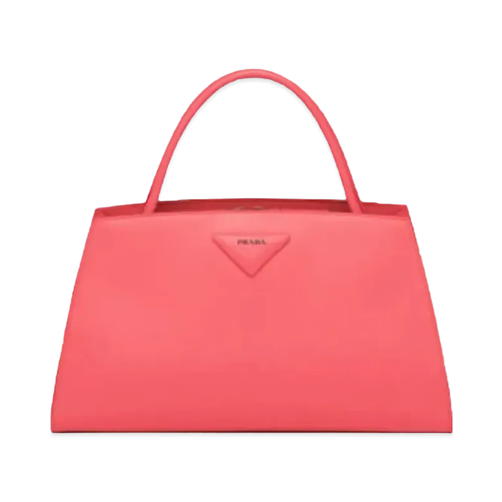 PRADA Brushed Leather Handbag "Orange"