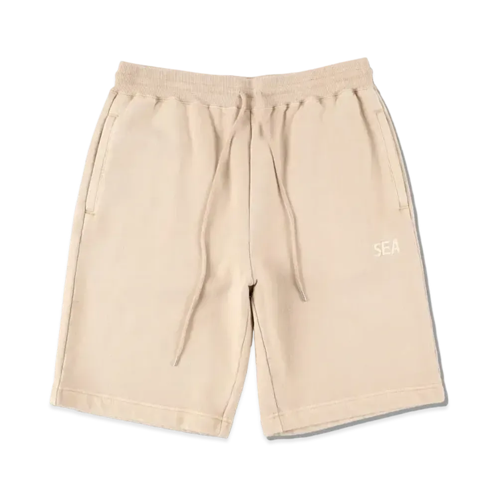 WIND AND SEA SEA (PIGMENT-DYE) SWEAT SHORTS #2 "Sand"