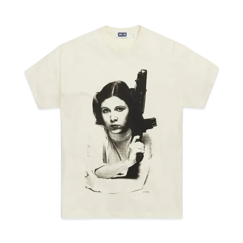 Kith Star Wars Leia Vintage Tee "Sandrift"