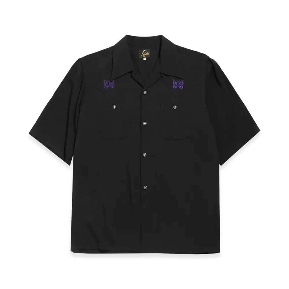 NEEDLES S/S Cowboy One-Up Shirt "Black"
