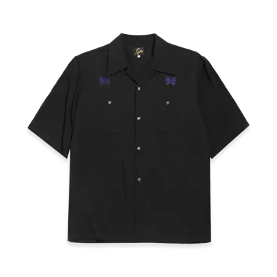 NEEDLES S/S Cowboy One-Up Shirt "Black"