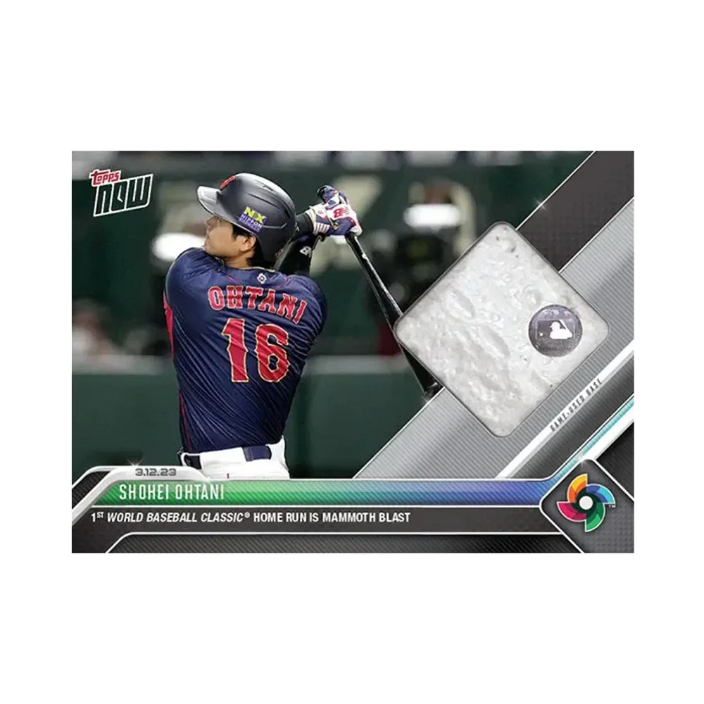 大谷翔平 [WBC-26A](2023 WBS トップスナウ JPカード "ゲームユーズド ベースレリック # to 99")