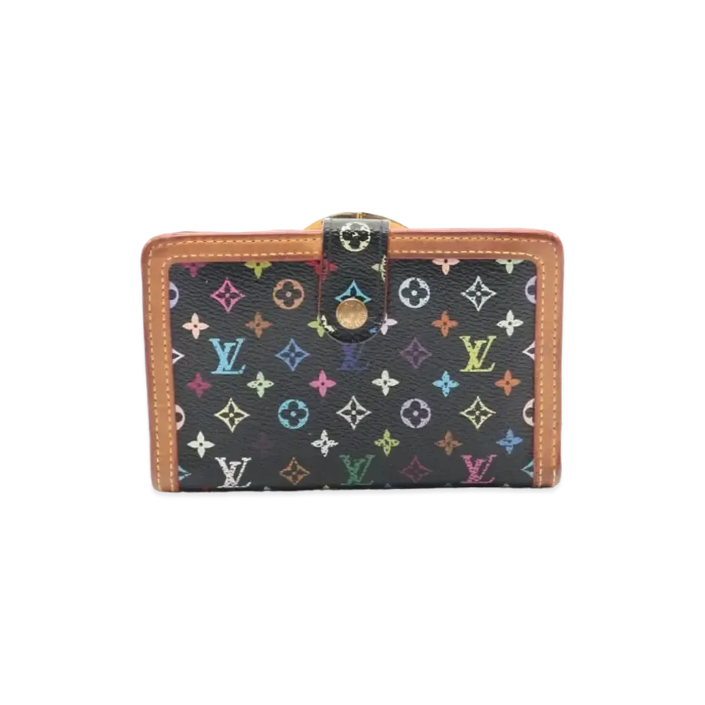 Louis Vuitton Viennois Wallet Monogram Multicolor "Noir"