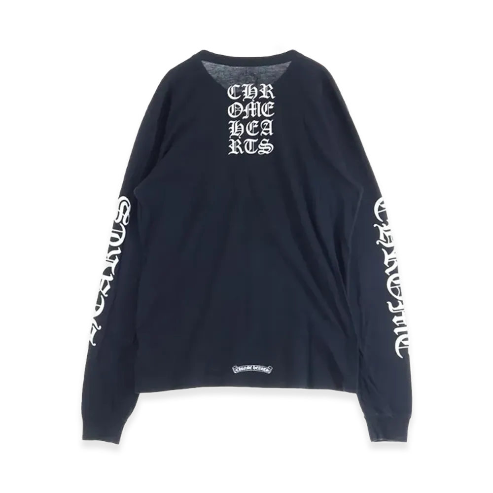 Chrome Hearts Vertical L/S T-Shirt "Black"