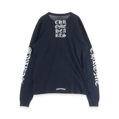 Chrome Hearts Vertical L/S T-Shirt "Black"