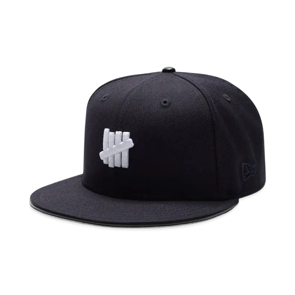 UNDEFEATED x NEW ERA Wool Icon Fitted "Navy"