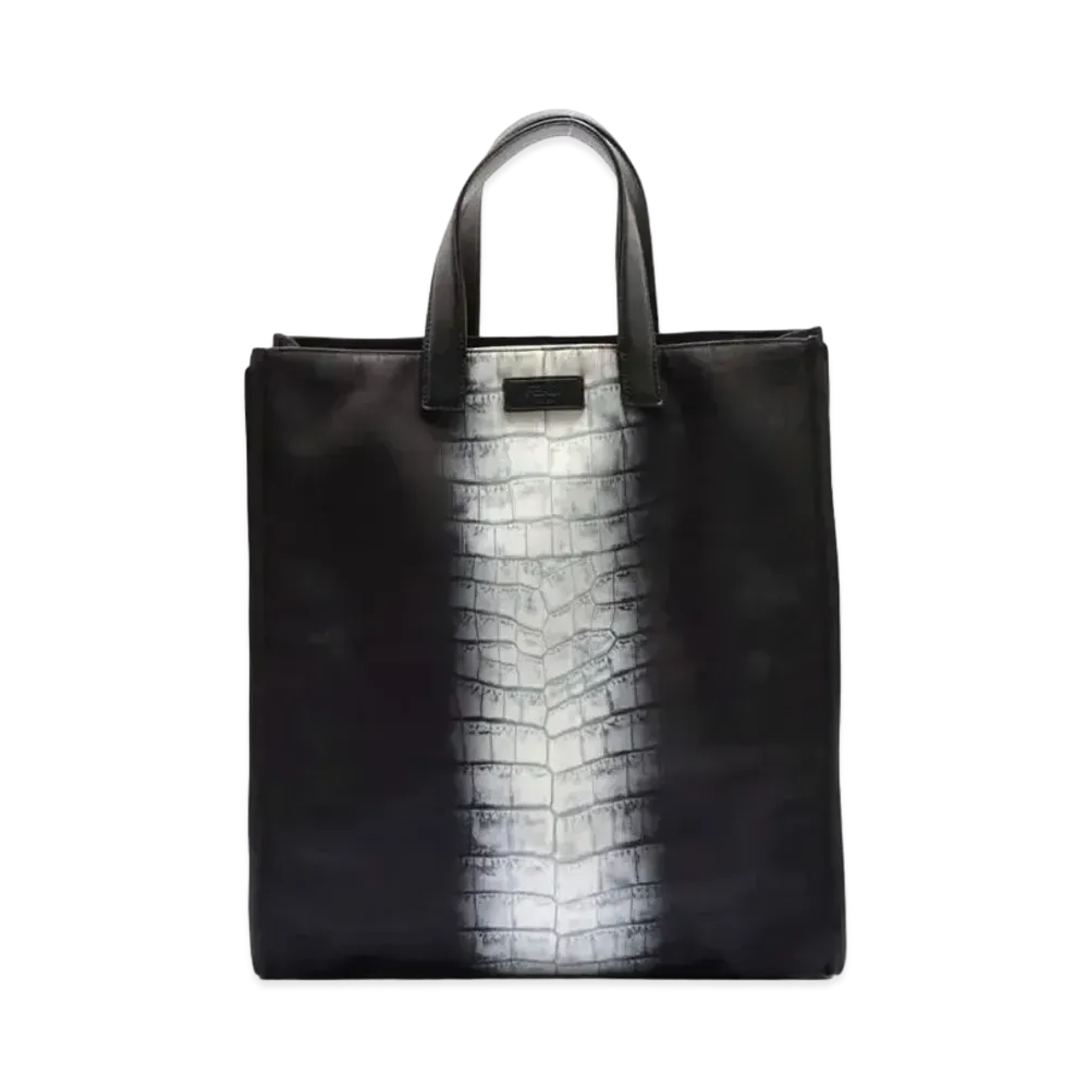 FENDI Leather Tote Bag "Black"