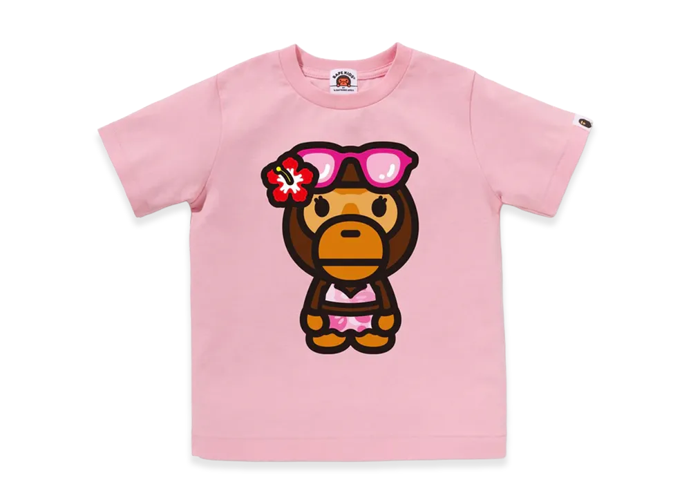 A BATHING APE Kids Baby Lisa Summer Tee "Pink"