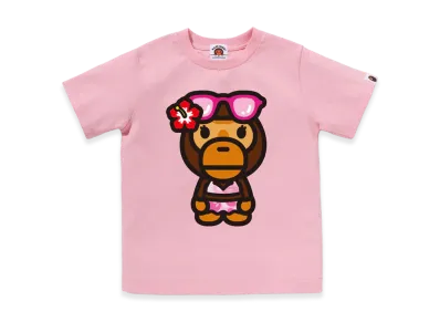 A BATHING APE Kids Baby Lisa Summer Tee "Pink"