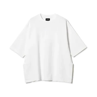 BEAMS Side Pocket Loose T-Shirt "White"