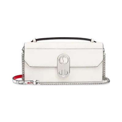 Christian Louboutin Elisa Baguette "White"