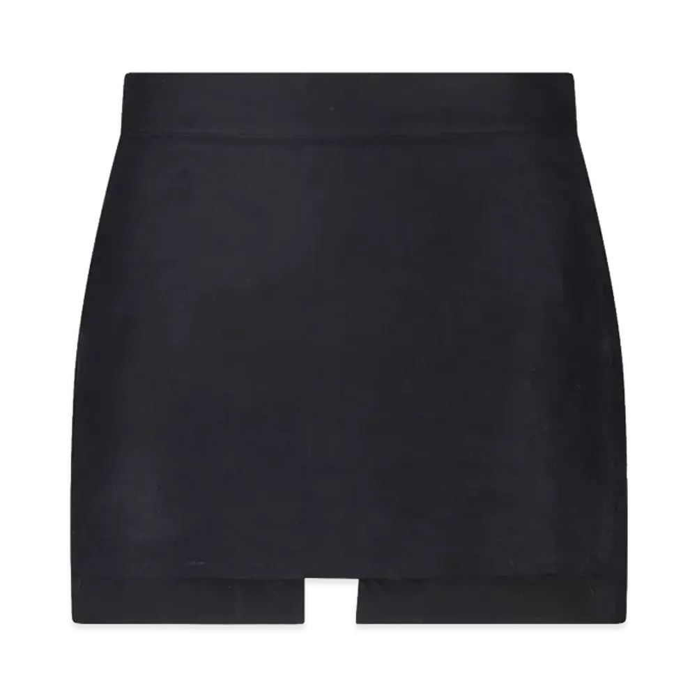 Rick Owens Women's Fog Cutoff Skirt "Black"